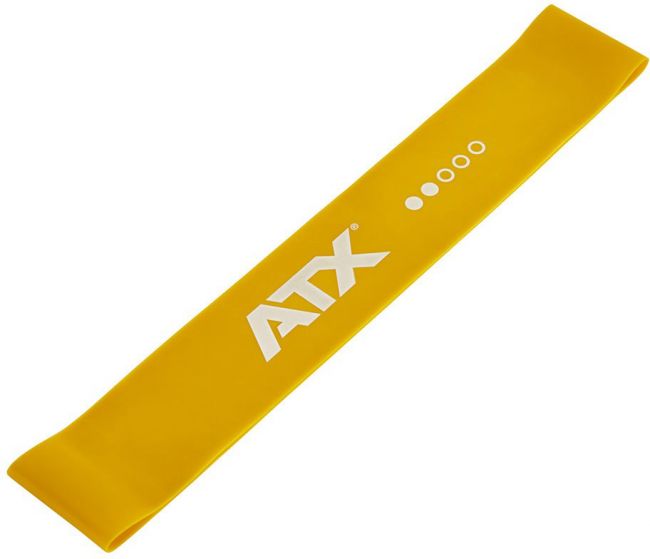 ATX® Mini Loops Band jumppakuminauha lenkillä keltainen