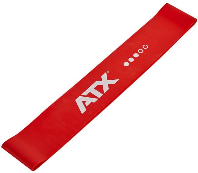 ATX® Mini Loops Band jumppakuminauha lenkillä punainen