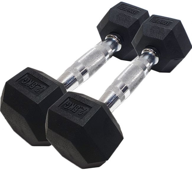 Corefit® Hexagon kiinteät käsipainot 2x 35 kg