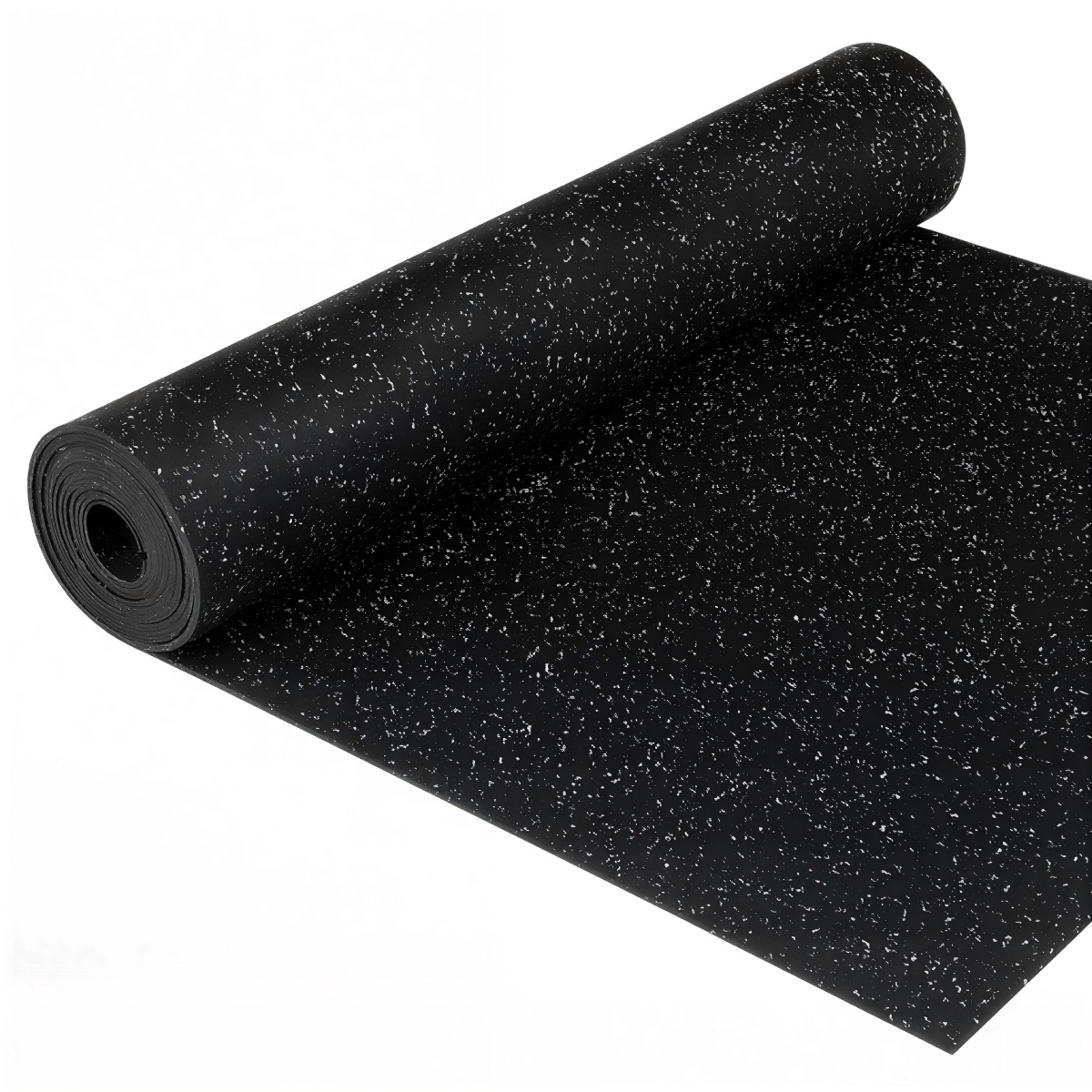 Corefit® Kumimattorulla 1x10 m / 5 mm EPDM - Musta/V.harmaa
