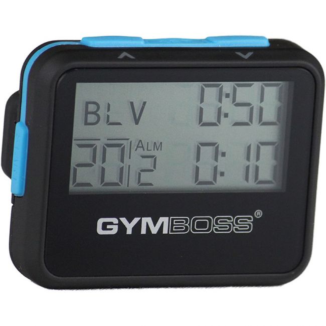Gymboss intervalliajastin musta / sininen