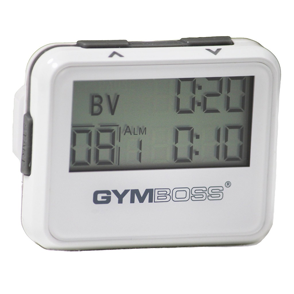 Gymboss intervalliajastin valkoinen