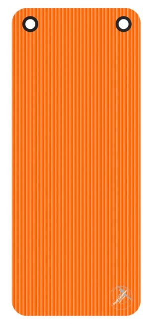 Jumppamatto Pro NBR 140x60x1 cm säilytys rei'illä - Oranssi