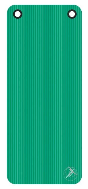 Jumppamatto Pro NBR 140x60x1 cm säilytys rei'illä - Vihreä