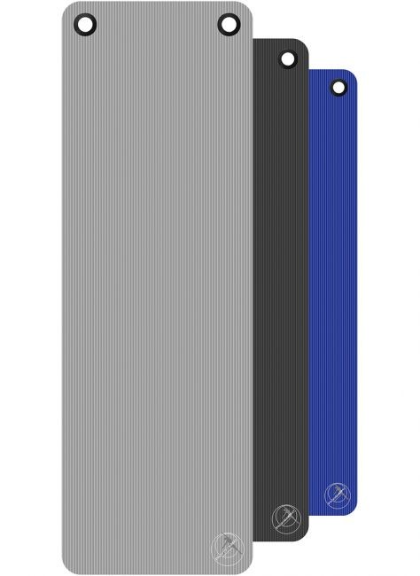 Jumppamatto 180x60x1 cm säilytys rei'illä - Harmaa