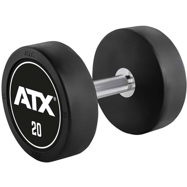ATX® PRO-Style käsipaino logolla ja mustalla pohjalla 55 kg