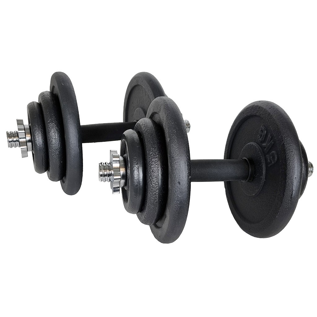 Corefit® Säädettävä käsipainosarja 2x20 kg + säilytyssalkku
