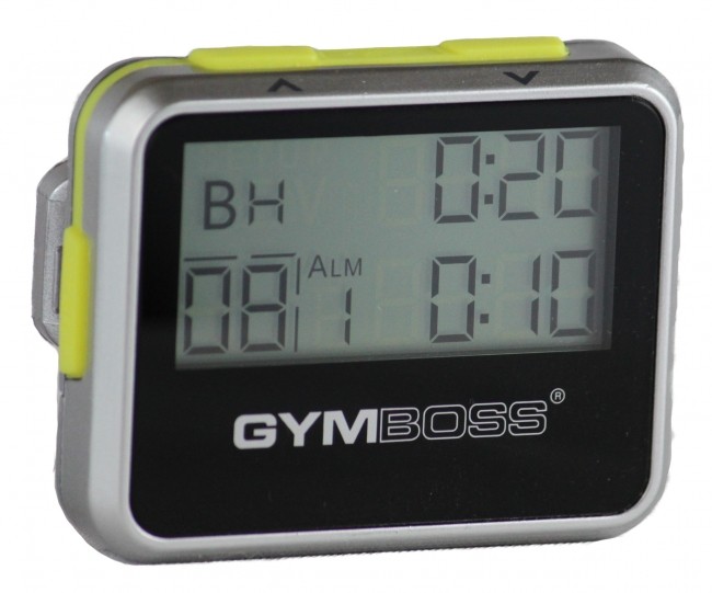 Gymboss intervalliajastin hopea