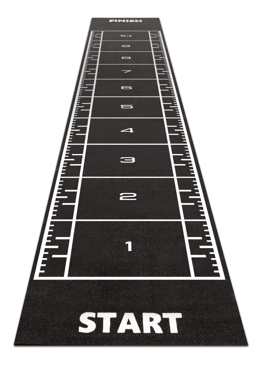 Speed Track Ruohomatto nopeusradalla 12x2 m musta
