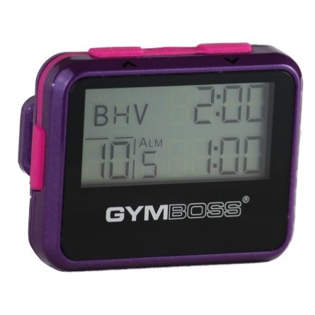 Gymboss intervalliajastin violetti kiiltävä