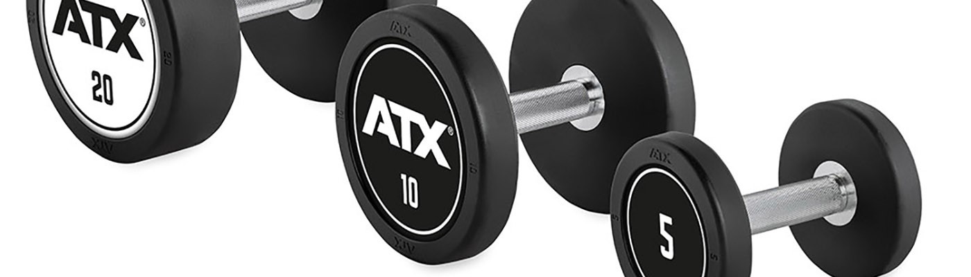ATX® Pro Style kumitettu käsipainot 2,5-60 kg