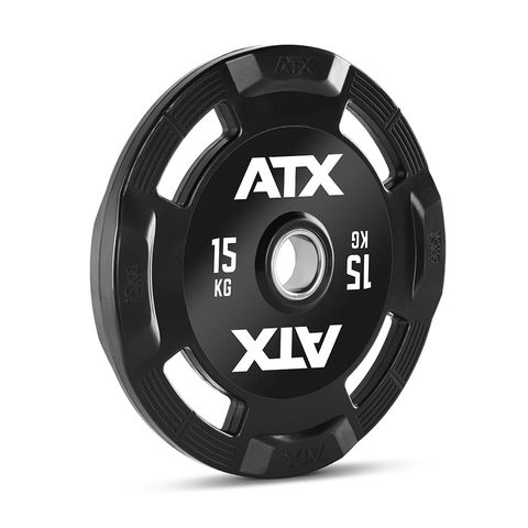 ATX® Kumipinnoitettu 4-Grip levypaino 15 kg / 50 mm