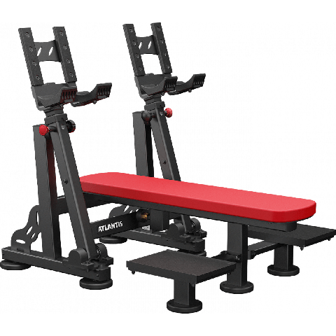 Atlantis Flat dumbbell bench (with pivots) P537