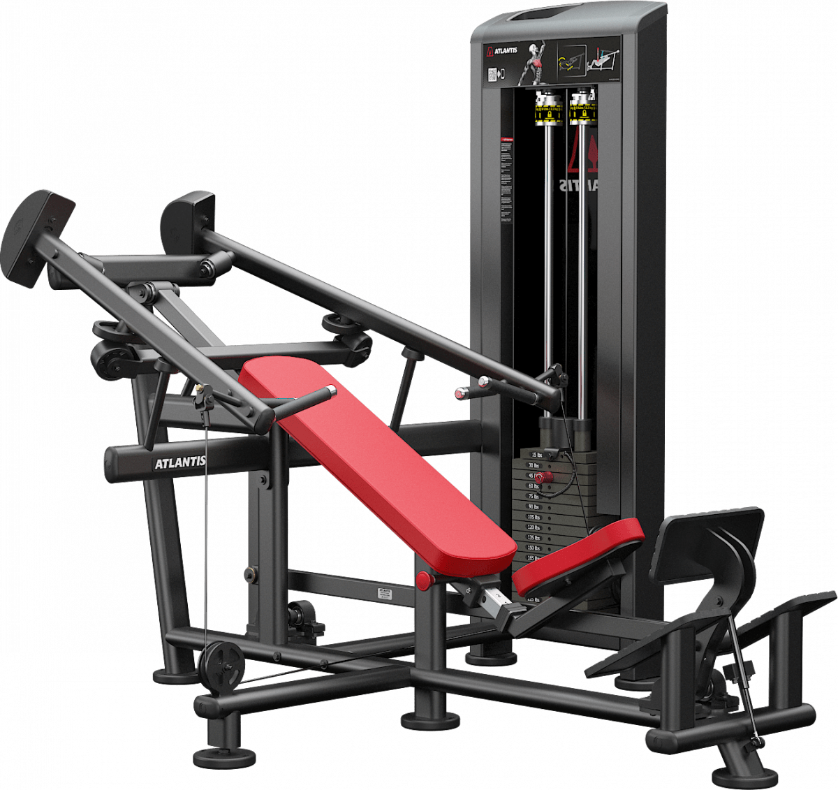 Atlantis Incline Converging Chest Press P143