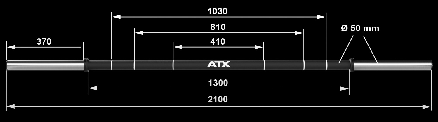 ATX® Fat Bar levytanko 210 cm / 10.5 kg
