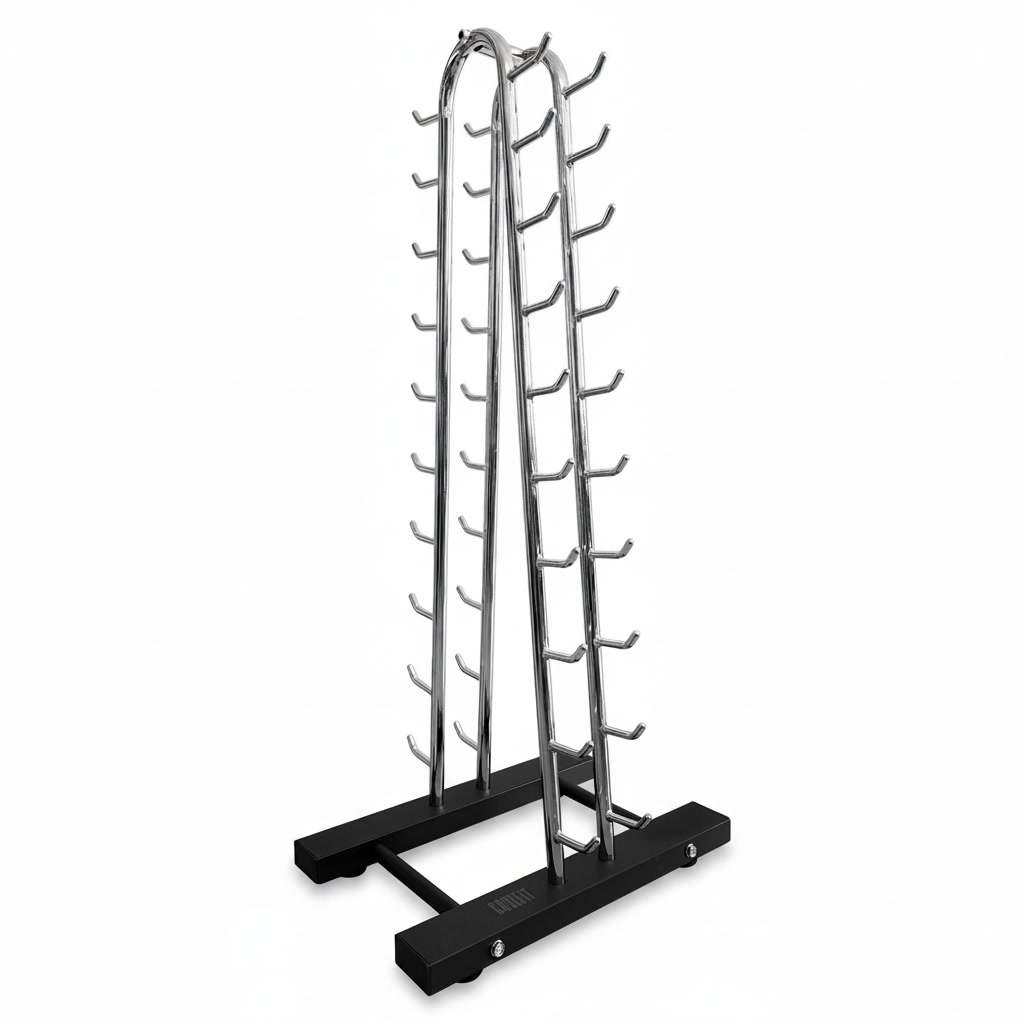 Corefit® Deluxe käsipainoteline kromatuille käsipainolle 10 parille