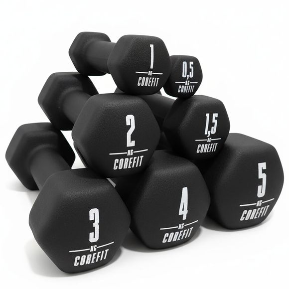 Corefit® Neopreenikäsipainot 0.5-5 kg / kpl