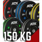 ATX® Color Stripes Bumper levypainosarja 150 kg VP150-50-ATX-CST
