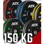 ATX® Color Stripes Bumper levypainosarja 150 kg VP150-50-ATX-CST