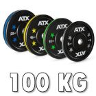 ATX® Color Stripes Bumper painosarja 100 kg VP100-50-ATX-CST