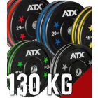 ATX® Color Stripes Bumper levypainosarja 130 kg VP130-50-ATX-CST