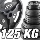 ATX® Rautainen painosarja 125 kg 50-ATX-VP-125