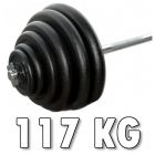 Rautainen levypainosarja 117 kg 30-G-SET-117 kg-