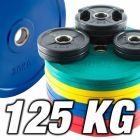 Olympia värikoodattu painosarja 125 kg 50-B-F-125-SET