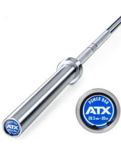 ATX® Power Bar chrome Blue 20 kg +700 kg