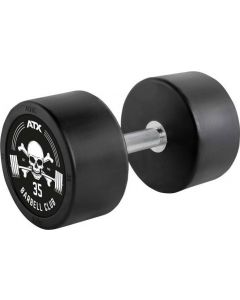 ATX® PRO-Style musta barbell club kumitettu käsipaino 2,5 - 60 kg