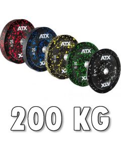 ATX® Color Splash Rubber Bumper levypainosarja 200 kg