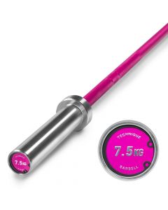 Tekniikkatanko alumiini 7,5 kg / 183 cm pink