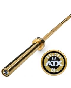 ATX® The Golden Powerlifting Bar voimanostotanko