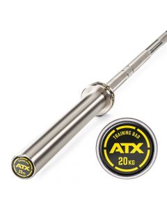 ATX® training bar harjoitustanko 20 kg chrome yellow