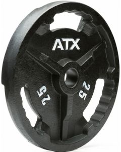 ATX® rautaiset levypainot 3-otekahvalla 0,5-25 kg