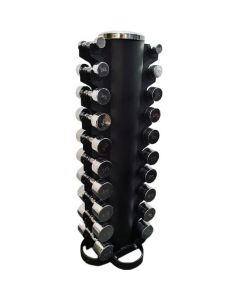 Corefit® Kromattu käsipainosarja 1 - 10 kg + torniteline