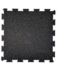 Corefit® Puzzle EPDM palamatto 10 mm paks. 980x980 musta/harmaa