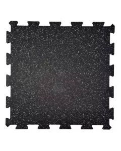 Corefit® Puzzle EPDM palamatto 8 mm paks. 980x980 musta/harmaa R-S-PUZZLE-8-BLACK-GREY-EPDM