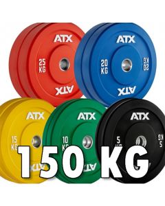 ATX® Full Rubber Bumper levypainosarja 150 kg VP150-50-ATX-CRP