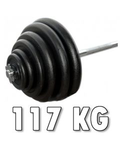 Rautainen levypainosarja 117 kg 30-G-SET-117 kg-