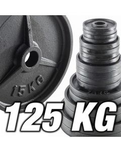 Olympia Rautainen painosarja 125 kg 50-G-125-SET-