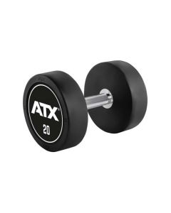 ATX® Pro Style käsipainot 2,5 - 60 kg ATX® logolla mustalla pohjalla