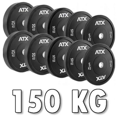 ATX® Gym Bumper Set Training painosarja 150 kg