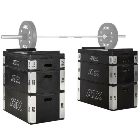 ATX® Jerk Block Set Black puinen nostokorokesarja