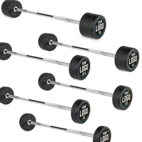 ATX® Pro Style kiinteät kumitetut suoralla tangolla 10-50 kg omalla logolla
