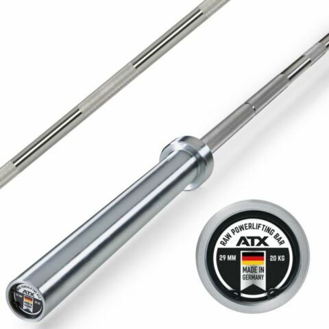 ATX® XTP® Raw Powerlifting Bar voimanostotanko 20 kg - Made in Germany!