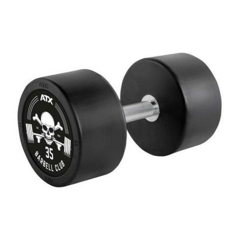 ATX® PRO-Style musta barbell club kumitettu käsipaino 50kg