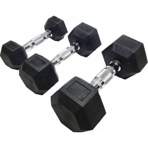 Corefit Hexagon kiinteät käsipainot 2,5 - 40 kg