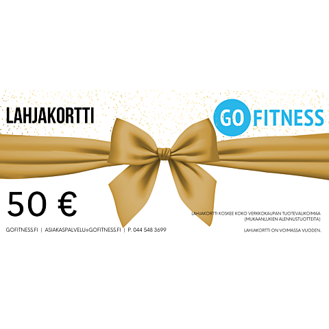 GoFitness-lahjakortti – Täydellinen lahja kuntoilijalle