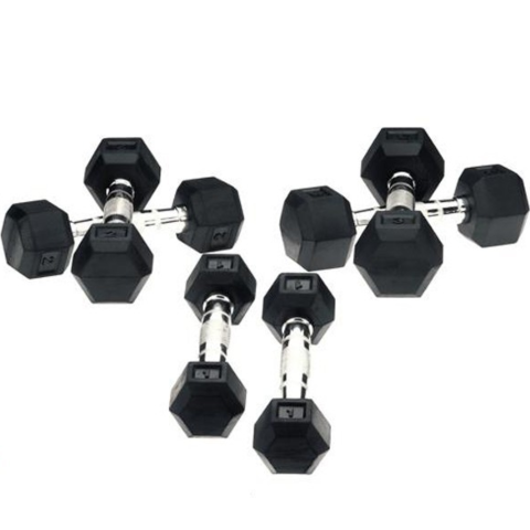 Body-Solid HEX käsipainot 1-10 kg + teline